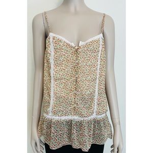 Old Navy Cottage Core Floral Tank Top